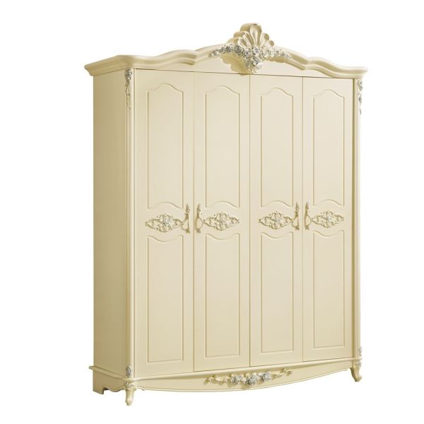 Bedroom Furniture Antique Wood Clothes Wardrobe Cabinet FCD-103