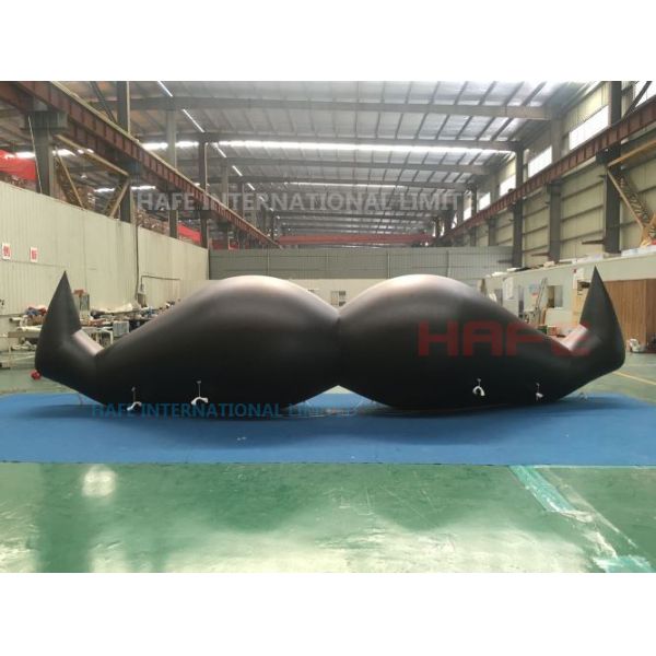 8.3 M Length Big Moustache Helium Balloon Lights For Special Events Use