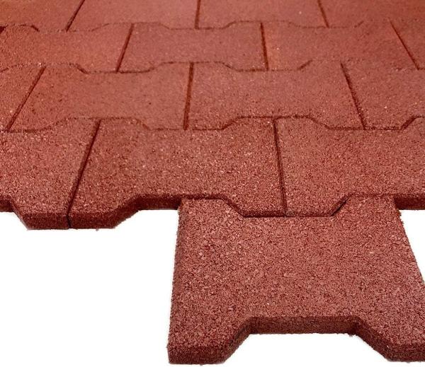 Anti Slip Horse Stable Floors Driveway Dog Bone Recycled Rubber Flooring Tile Paver For Horse Walkers