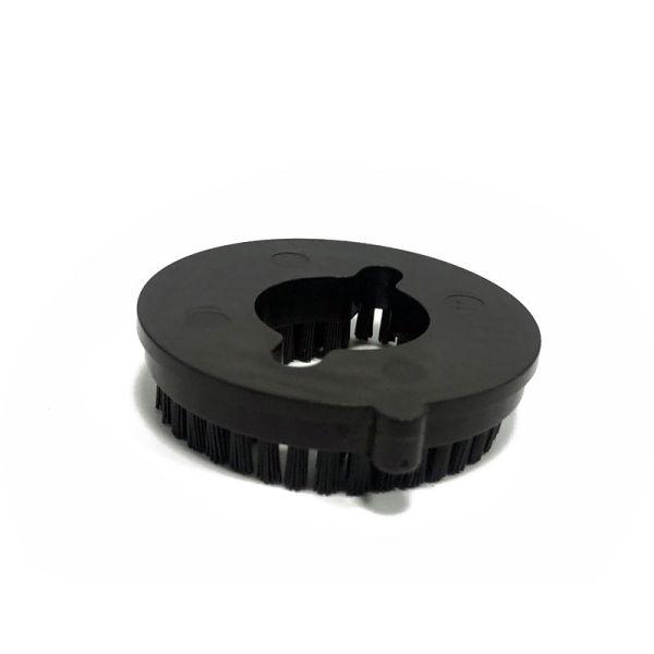 OD 46MM Nylon Pressure Foot Brush , Nylon Industrial Brush Hard Black Color