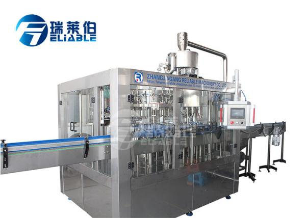 Soft Drink Bottle Rinsing Filling Capping Machine Mineral Water Production Line