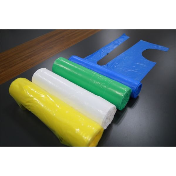 Disposable Plastic Kitchen Apron , Disposable Craft Aprons Water Resistant