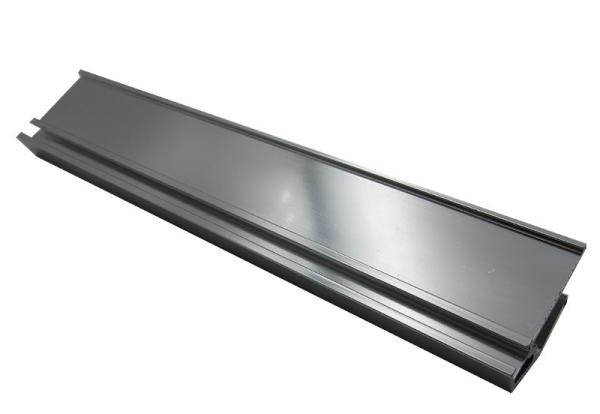 6000 Series Anodised Silver Polished Aluminium Extrusion Profile , Windows And Doors Aluminium Profile