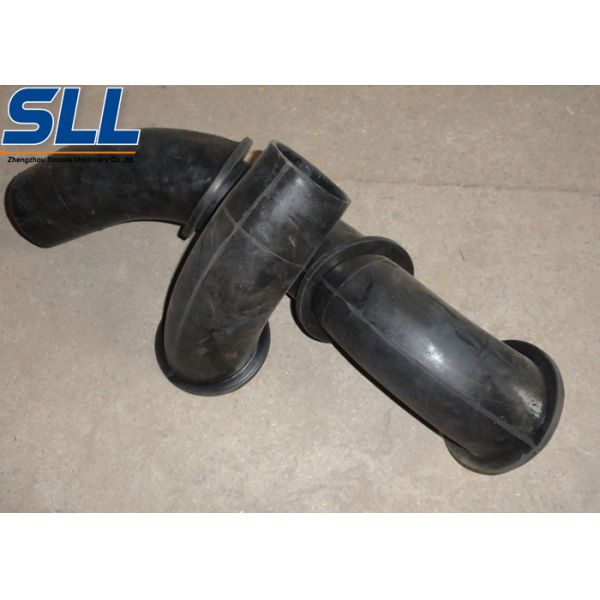 Concrete spraying shotcrete machine accessories rubber elbow for connect convery hose