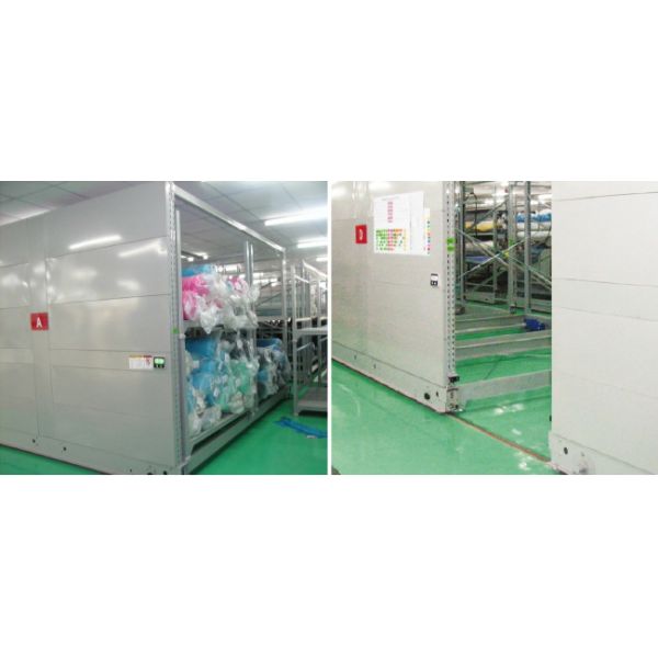 Electric Mobile Rack Rail-Guided Ground Track Guidance Closed Type  Electric Powered Motorized Mobile Heavy Duty Pallet Racking