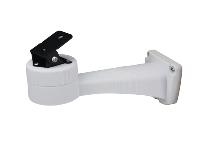 Wall Ceiling Mounting CCTV Camera Accessories , White Rotating Bracket For Cctv