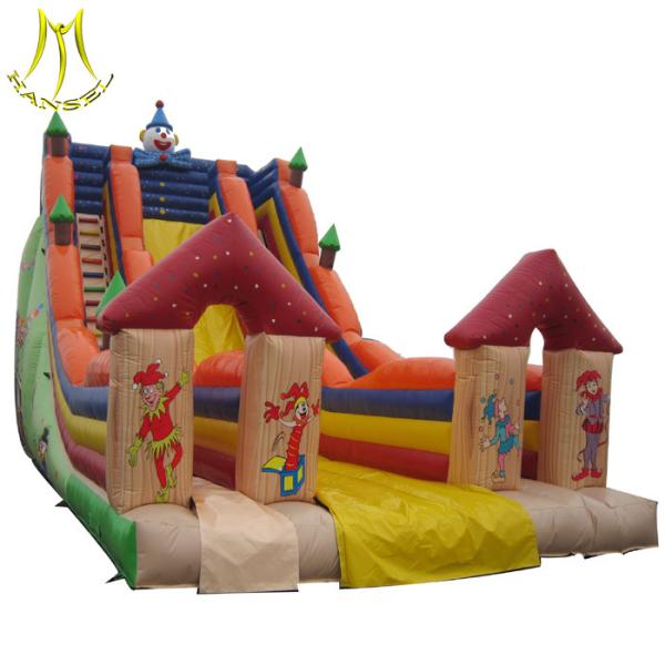 Hansel amusement park outdoor kids inflatable water slide factory in Guangzhou