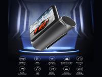 Cámara de salpicadero con pantalla táctil ADAS para coche, WIFI, GPS, lente dual, grabadora DVR integrada