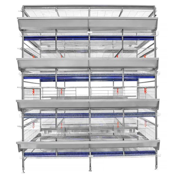 High Efficiency Layers Chicken Hen Cages Multi Tier Automatic Cage Free Aviary