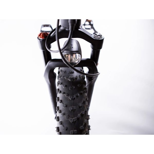 48V 17AH Lithium Battery 1000W Middle Motor Full Suspension Electric Fat Tire Mountain Bike