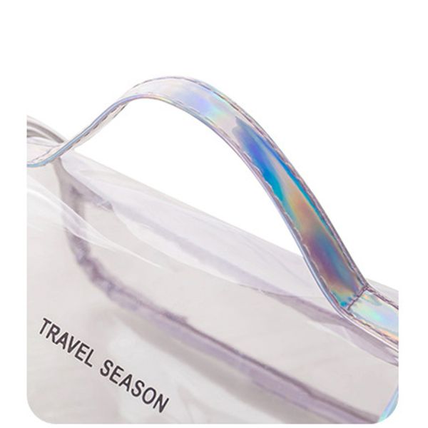 TPU Transparent Makeup Pouch Group Female Clear Plastic Makeup Bag Fitness