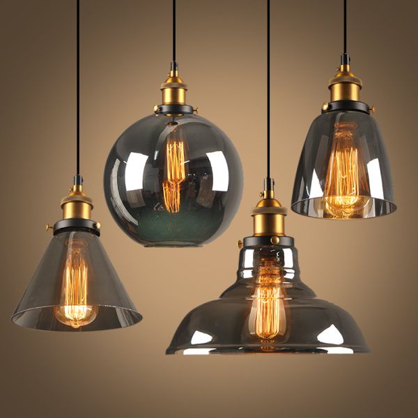 Vintage Glass Pendant Light Fixtures For Kitchen Dining room Decoration (WH-GP-18)