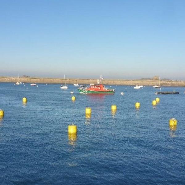 Marine Safety Equipment Mooring Marker Buoy With Solar Light