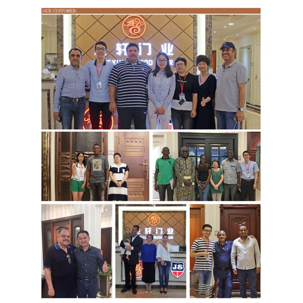 2 Leaf Double Laminated Wooden Doors 120mins Front Entrance Wooden Door