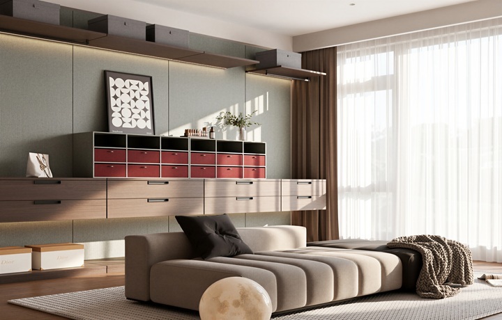 Premium Linen Texture Decor Paper for Cabinet and Wardrobes