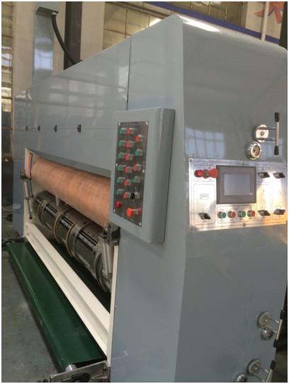 High Speed Slotter Die Cutter Multi Color Printing Electric Control Stable