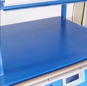 Food Packaging Bags Automatic Air Compression Vacuum Sealing Machine With Work Table