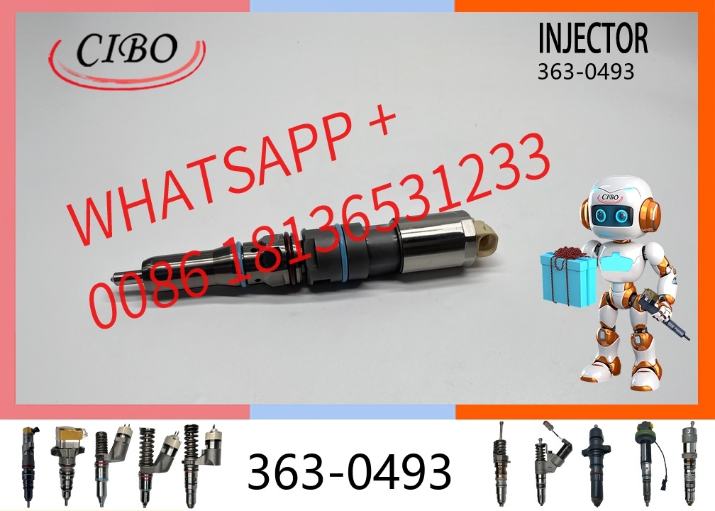 original 363-0493 Common Rail Fuel Injector 3630493 20R-5036 367-4293 456-3588 for   C9 C9.3 336E 336EL 336ELN Excavator Diesel Engine Injector original new injector
