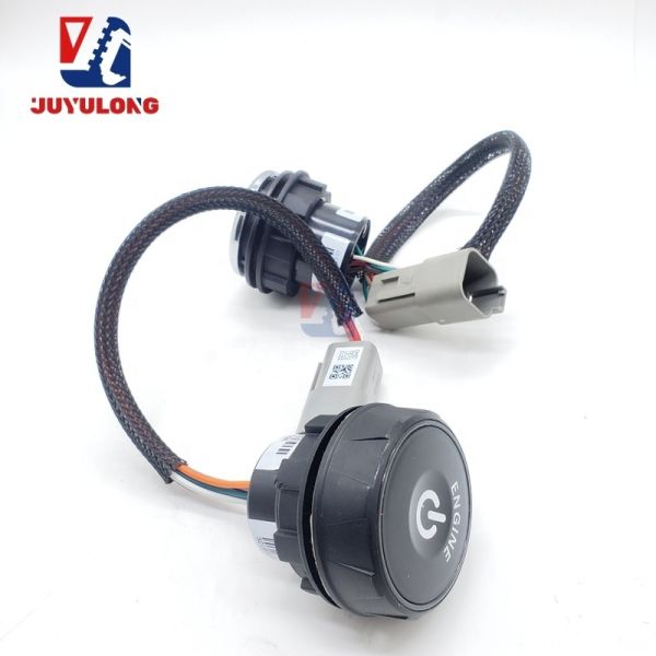 JUYULONG One-Button Start Switch Used for Sany Excavator 55 75 215 245 365 485-10 Construction Machinery Parts