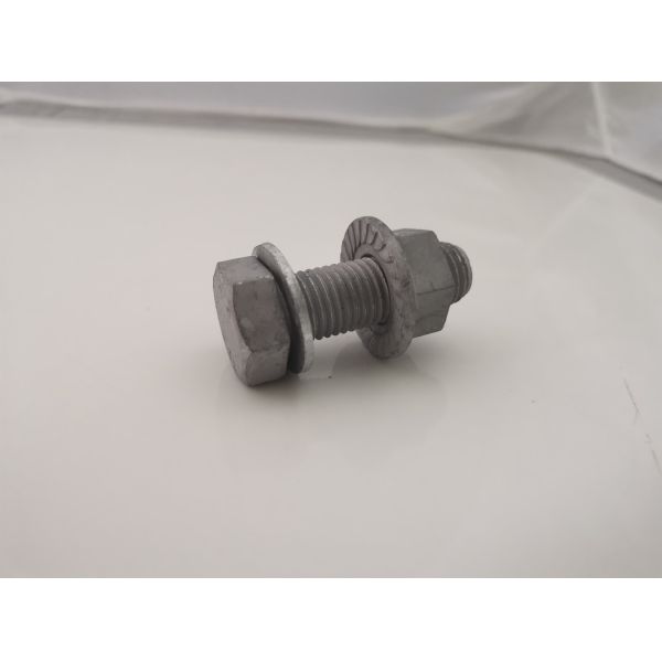 Hot Dip Galvanized Composite Screws Full Threaded Hex Bolt With Flange Nut And Washer