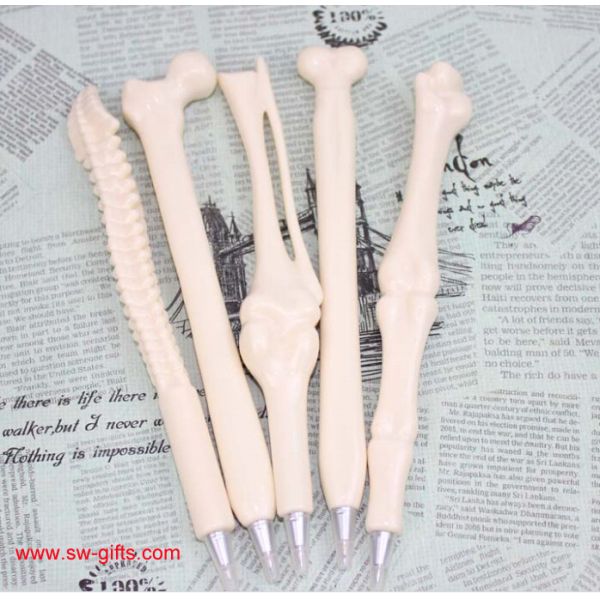 Syringe Pen Writing Supplies Bone Shape Ballpoint Pens New creative gift school supply