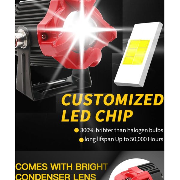 new car detailing light laser led light lens long range lamp off-road vehicle roof refitting headlamp led headlight kits