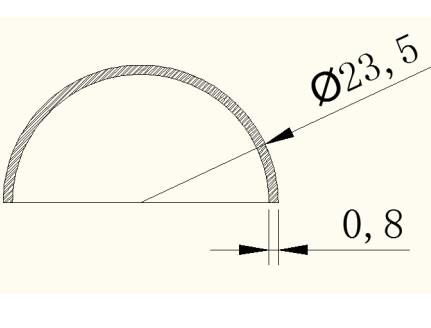 Cerâmica piezoelétrica de Ø23.5x0.8mm, confiança alta do elemento cerâmico Piezo