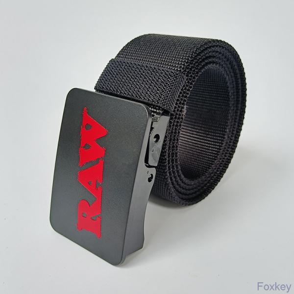 POM Belt Buckle Adjustable Quick Release Nylon Webbing With Baby Print