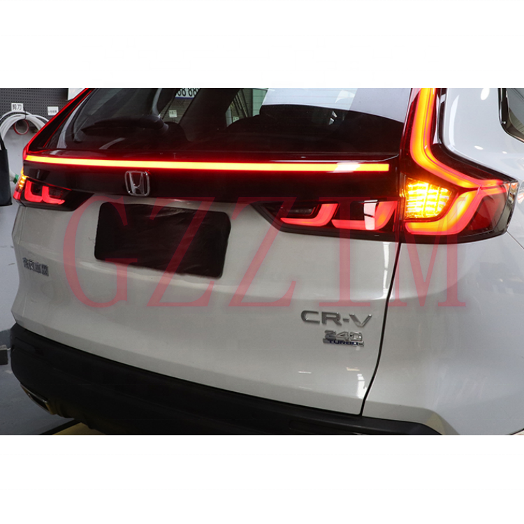 Автомобиль ABS Пластиковый модифицированный светодиодный задней через свет хвостовой лампы Для Honda CRV 2023