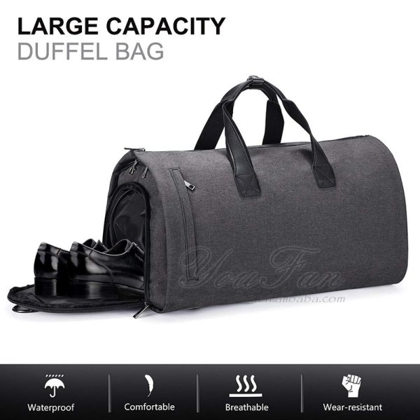 Wear Resistant Travel Duffel Bags , Waterproof Carry On Garment Bag