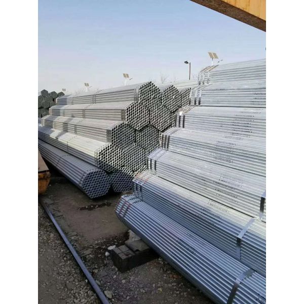 Building Materials Galvanized Round Steel Pipe / Pre Galvanized Steel Pipe