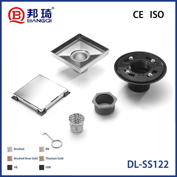 BQ-122 American Stainless Steel Floor Drain