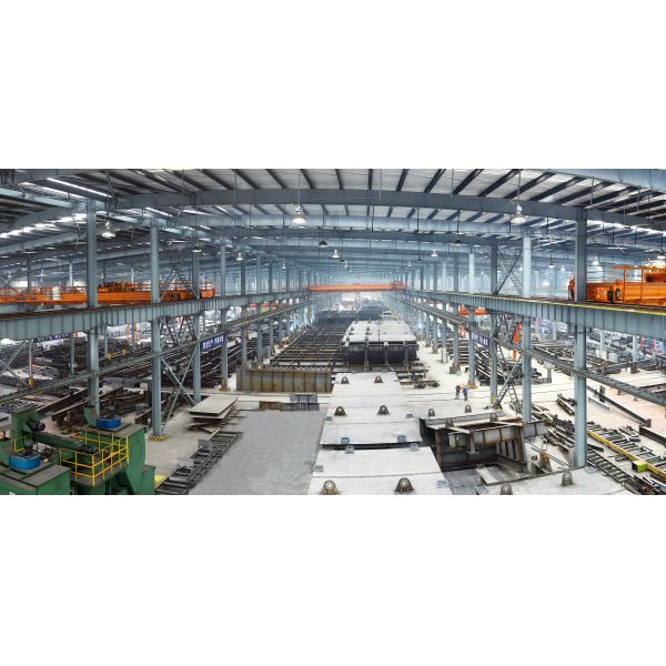 1000 Square Meter Prefabricated Ready Made Steel Structure Warehouse Building for Food Factory