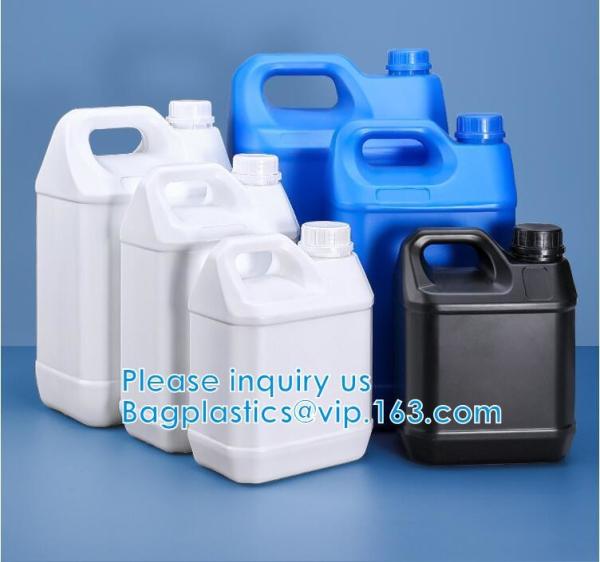 250ml 500ml 1000ml do HDPE plástico do recipiente de armazenamento do ANIMAL DE ESTIMAÇÃO de um galão de 1 litro garrafa química dos jarros do estilo do uso F
