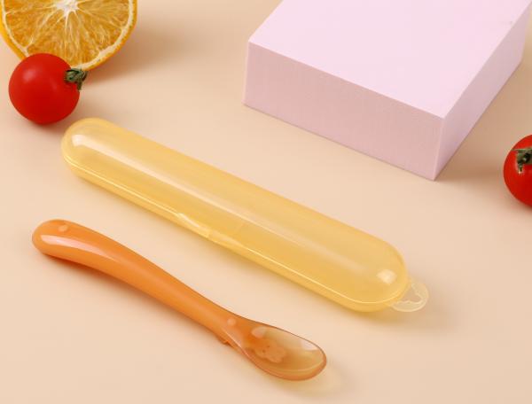 Baby Squeeze Feeding Spoon | Silicone Baby Food Feeder | Puree Feeder | Food Dispensing Spoon | Rice Cereal Bottle