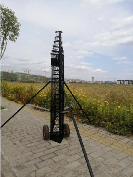 Telecom 9M Sectional Aluminum Lattice Winch Up Tower