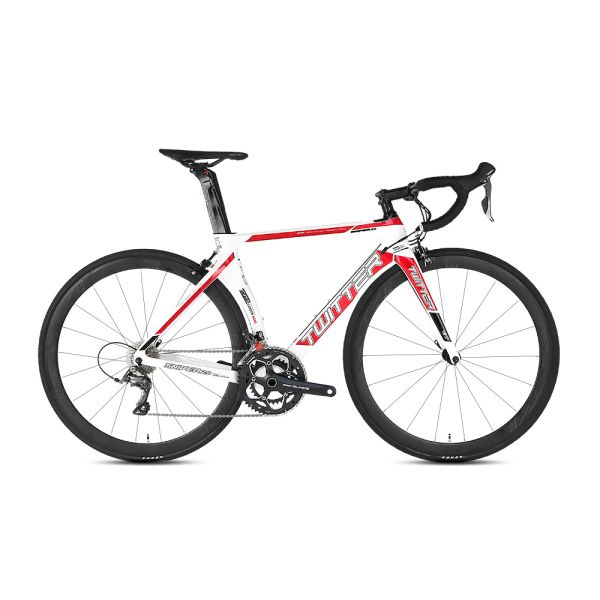 Blue Carbon Fibre Cyclocross Bikes SHlMANO 105 5800 High Configuration