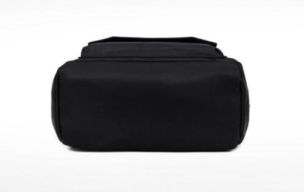 Luxury Black Polyester Kids Diaper Bag , Insulation Travel Baby Nappy Bags