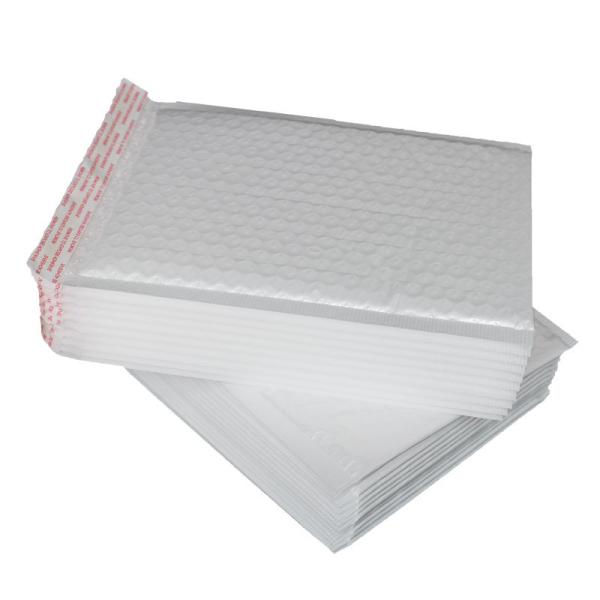 white plastic bubble  packaging envelope  Poly matte shipping bubble bag packaging padded envelopes Waterproof Envelope