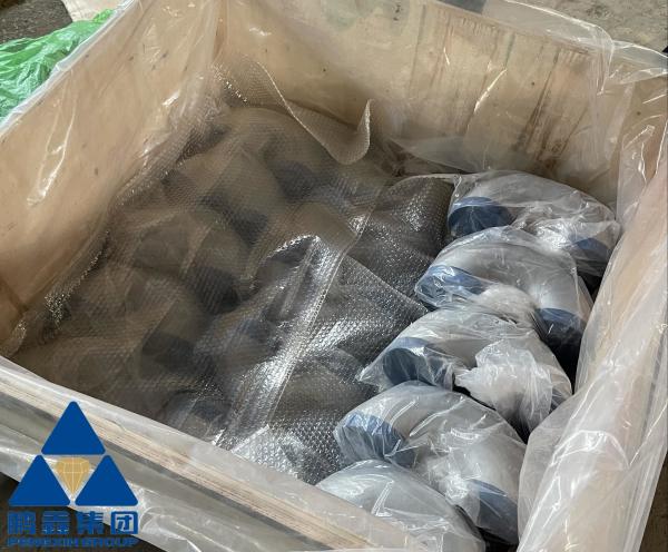 A 860 WPHY60  219*12.7 LR 180° Pipe Elbow Fittings Black Coating 8 Inch Sch 80 Change Direction