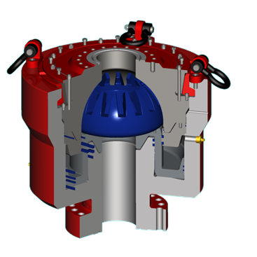 Elemento que embala anular del BOP del desviador de goma de la base FH35-35