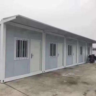 Portable Site Accommodation Prefabricated Modular Labor Flat Pack Container Cabin