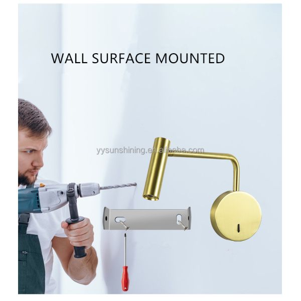 Surface Mounted Iron ALUMINUM Decorative Wall Lamp for Product Dimension 350*200*29MM