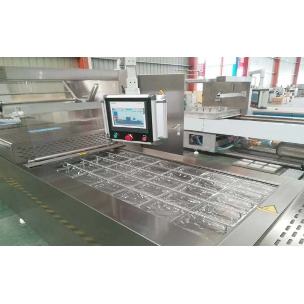 SN-420D 4 Side Sealing Packaging Machine 14.5KW Stretch Film Packing Machine