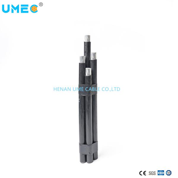 Overhead Aerial Bundled Cable 0.6/1kv XLPE Insulated Aluminum Conductor Cable AAC/AAAC/ACSR 3X1/0AWG ABC Cable