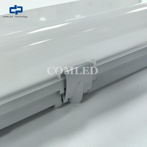 luminaria de estacionamiento SMD 2835 5FT Batten luminaria de luz 44W Blanco puro LED atenuable Battens luces LED lineales industriales con carcasa de PC completa
