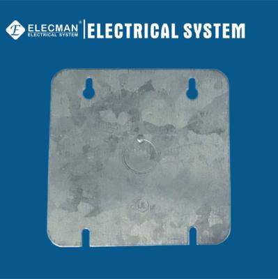 4" крышка коробки квадрата пробела электрическая гальванизировало стальную погод