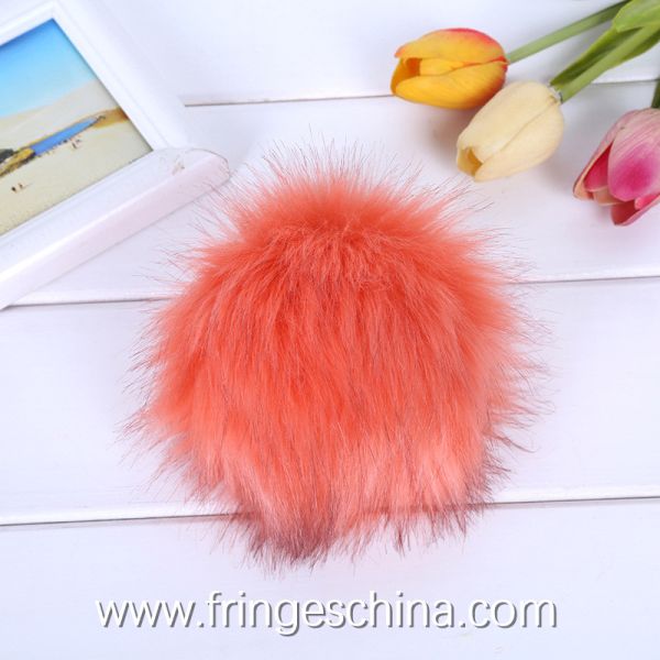 Wholesale Colorful Fake Fur DIY Pom Pom Ball For Handbag Costume Keychain Decoration