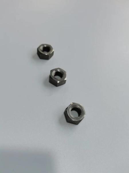 M8 M10 Customized Pure Molybdenum Nuts Screw Bolt Nuts machined surface
