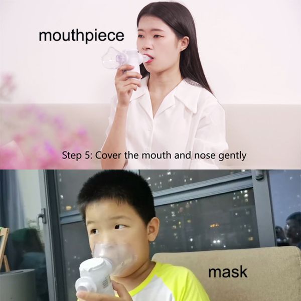 Nebulizer Budesonide 2μm до 3μm сетки батареи DC использующий энергию портативный для астмы